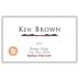 Ken Brown Radian Vineyard Pinot Noir 2017 Front Label