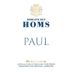Domaine des Homs Minervois Paul 2020 Front Label