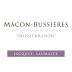 Domaine Saumaize Macon-Bussieres Les Montbrisons 2018 Front Label