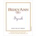 RoxyAnn Syrah 2008 Front Label
