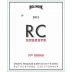 Inglenook RC Reserve Syrah 2015 Front Label