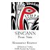Sineann Resonance Reserve Pinot Noir 2009 Front Label