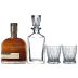Woodford Reserve Double Oaked Bourbon Whiskey & Riedel Gift Set Front Bottle Shot
