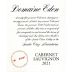Domaine Eden Cabernet Sauvignon 2021 Front Label