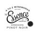 A to Z Essence Pinot Noir 2018 Front Label