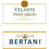 Bertani Velante Pinot Grigio 2008 Front Label