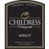Childress Winery & Vineyards Merlot 2013 Front Label