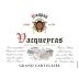 Bonpas Vacqueyras Grand Cartulaire 2022 Front Label