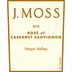 J. Moss Rose of Cabernet Sauvignon 2018 Front Label