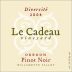 Le Cadeau Vineyard Diversite Pinot Noir 2004 Front Label