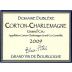 Domaine Dublere Corton-Charlemagne Grand Cru 2009 Front Label