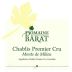 Domaine Barat Chablis Monts de Milieu Premier Cru 2024 Front Label