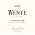 Wente Small Lot Pinot Blanc 2014 Front Label