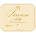 Forman Cabernet Sauvignon (3 Liter - signed) 2001 Front Label