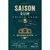 Saison Barbados Triple Cask Rum Front Label