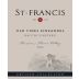 St. Francis Bacchi Vineyard Old Vines Zinfandel 2014 Front Label