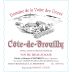 Nicole Chanrion Domaine de la Voute des Crozes Cote de Brouilly 2021 Front Label