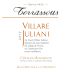 Terrassous Cotes du Roussillon Villare Juliani 2017 Front Label
