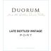 Duorum Late Bottle Vintage Port 2018 Front Label