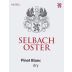 Selbach Oster Mosel Dry Pinot Blanc 2021 Front Label