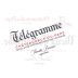 Domaine du Vieux Telegraphe Chateauneuf-du-Pape Telegramme 2023 Front Label