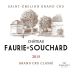 Chateau Faurie de Souchard Saint-Emilion Grand Cru 2015 Front Label