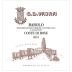 G.D. Vajra Barolo Coste di Rose 2015 Front Label