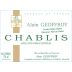 Domaine Geoffroy Chablis 2017 Front Label