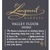 Langmeil Valley Floor Shiraz 2022 Front Label