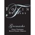 Folin Cellars Grenache 2014 Front Label