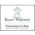 Domaine Saint Prefert Chateauneuf-du-Pape 2016 Front Label
