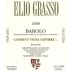 Elio Grasso Barolo 2000 Front Label