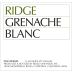 Ridge Grenache Blanc 2023 Front Label