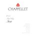 Chappellet Merlot 2015 Front Label
