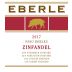Eberle Zinfandel 2017 Front Label