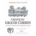 Chateau Grand Corbin 2016 Front Label