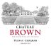 Chateau Brown 2023 Front Label