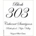 Vineyard Block Estate Block 303 Cabernet Sauvignon 2010 Front Label