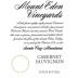 Mount Eden Vineyards Estate Cabernet Sauvignon 2015 Front Label