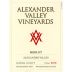 Alexander Valley Vineyards Merlot 2019 Front Label