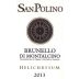 San Polino Brunello di Montalcino Helichrysum 2013 Front Label