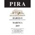 Luigi Pira Barolo Marenca 2019 Front Label