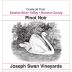 Joseph Swan Cuvee de Trois Pinot Noir 2019 Front Label