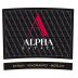 Alpha Estate SMX Red Blend 2017 Front Label