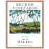 Becker Vineyards Malbec 2020 Front Label