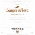 Torres Sangre de Toro Tempranillo 2015 Front Label