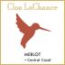 Clos LaChance Merlot 2009 Front Label