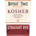 Buffalo Trace Kosher Straight Rye Whiskey Front Label