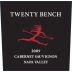 Twenty Bench Cabernet Sauvignon 2009 Front Label