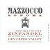 Mazzocco Dry Creek Zinfandel 2018 Front Label
